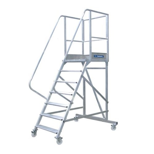 Вышка - стремянка разборная на колесах (150 кг) MEGAL ВС-1.8