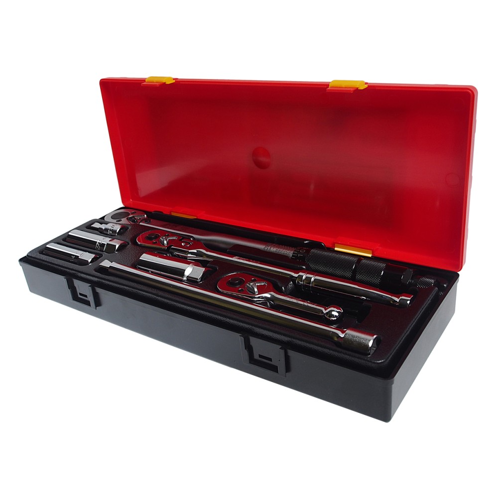 Набор головок для свечей зажигания с динамометрическим ключом 3/8" 8 предметов в кейсе JTC-K3083