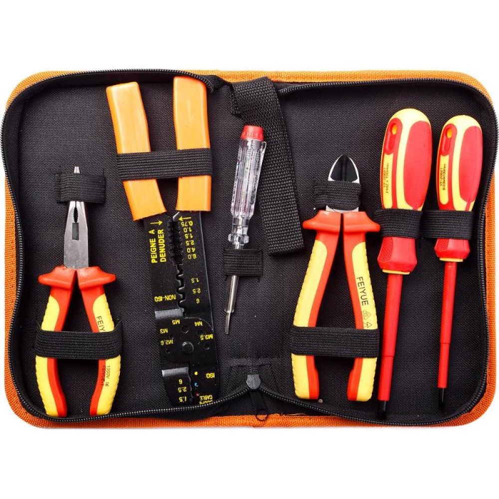 Набор электрика Квалитет "Сделай сам" 6 предметов (пенал)