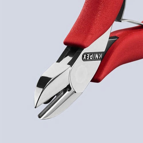 Бокорезы для электроники, округлая головка, зажим для проволоки, 115 мм, обливные ручки