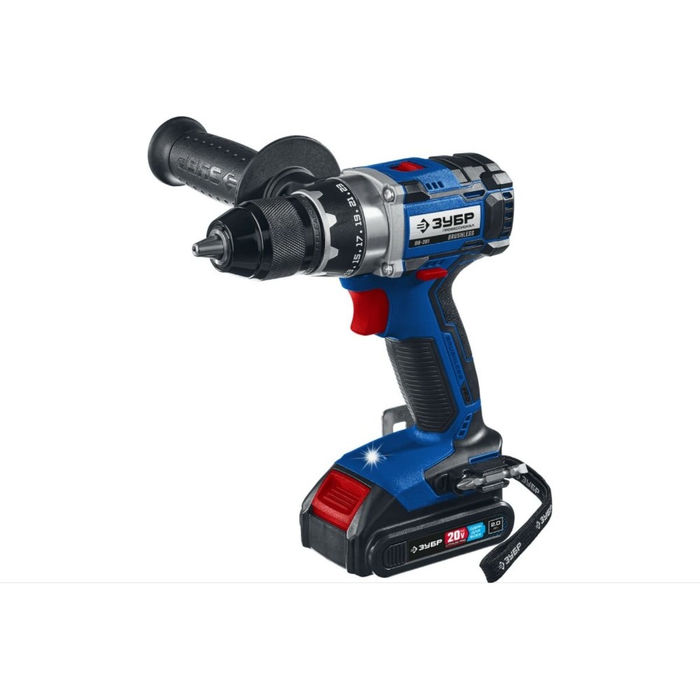 Аккумуляторная дрель-шуруповерт ЗУБР Профессионал DB-201-22