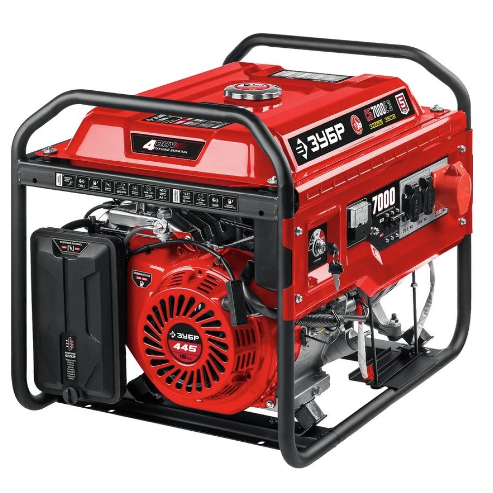 Бензиновый генератор ЗУБР СБ-7000Е-3