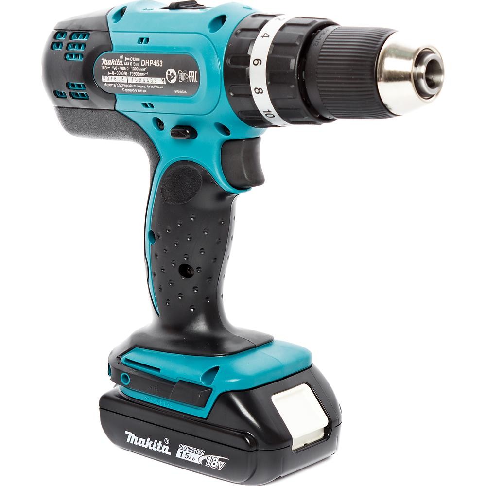 Аккумуляторная дрель-шуруповерт Makita DDF453SYE