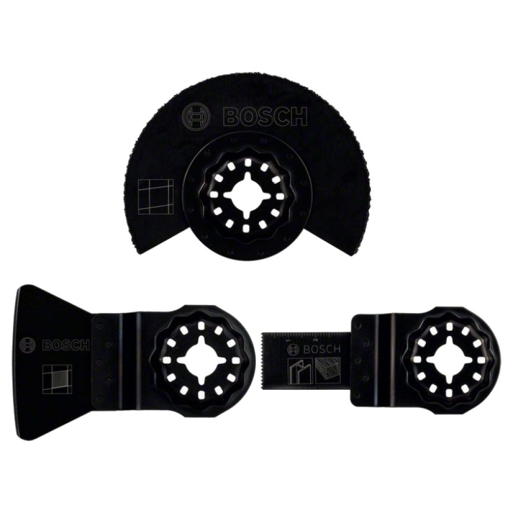 Набор насадок для МФИ Bosch Starlock 3шт (324)