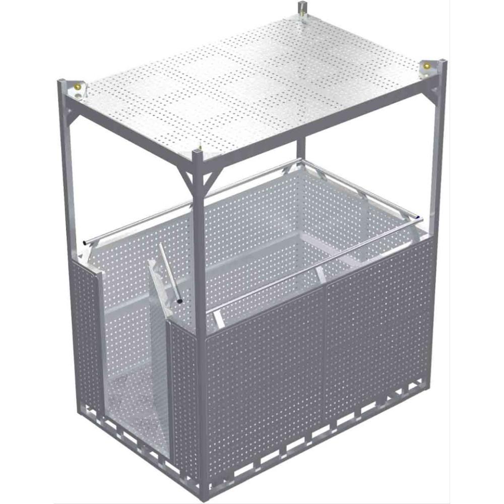 Люлька подвесная алюминиевая MEGAL ЛПА - 4/1