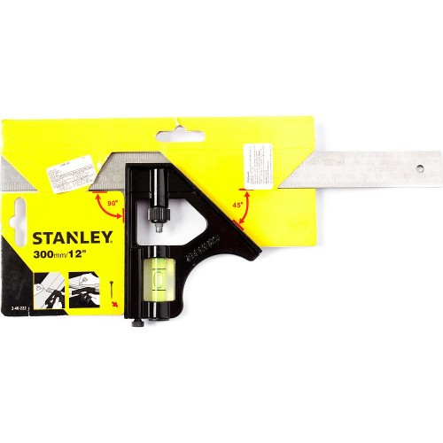 Угольник комбинированный STANLEY 300мм 2-46-222