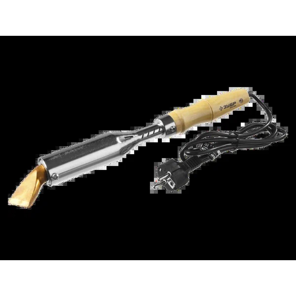 Ceramic PRO, 200 Вт, клин, высокомощный электропаяльник с деревянной рукояткой (55303-200)