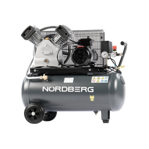 Компрессор поршневой с ременной передачей 380В, ресив. 50л, 420л/мин NORDBERG NCP50/420