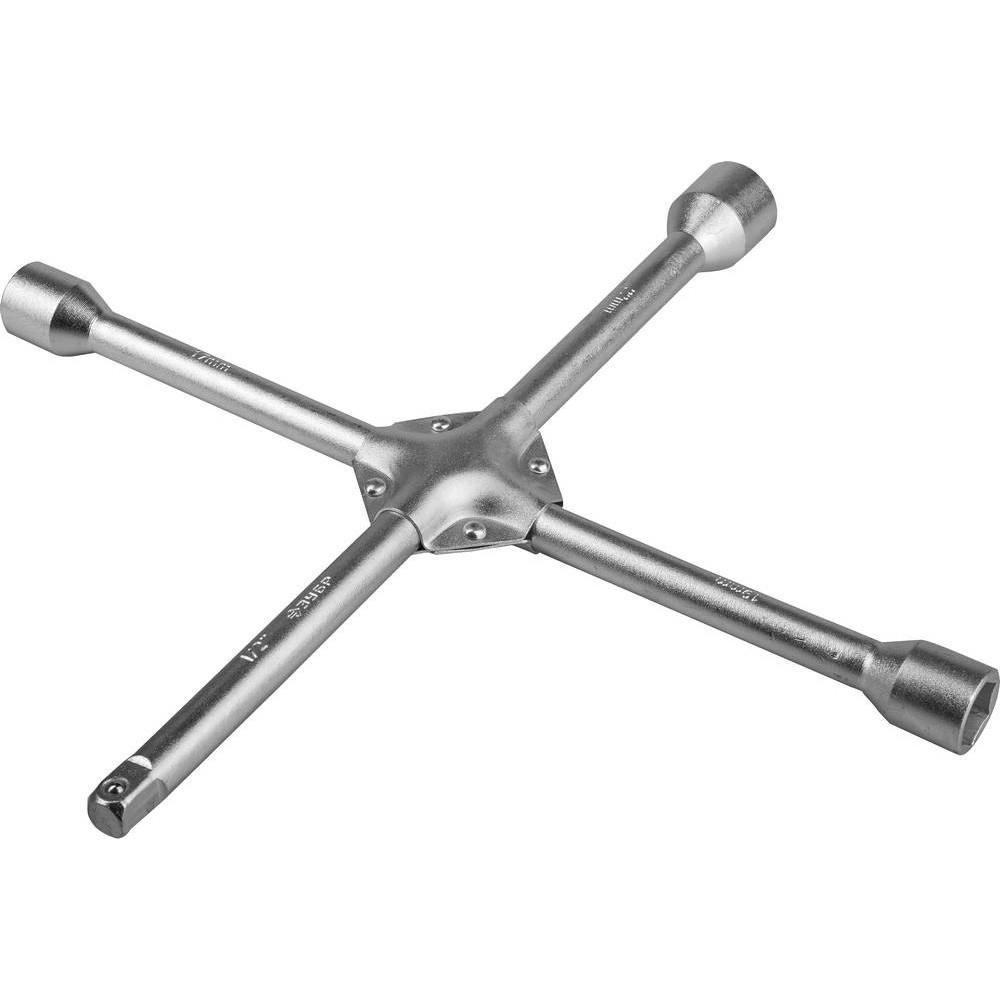 ЗУБР 17-19-22-1/2_, усиленный баллонный ключ-крест (27547)