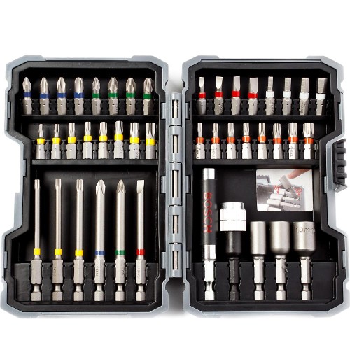 Набор бит и насадок Bosch 43шт (164)