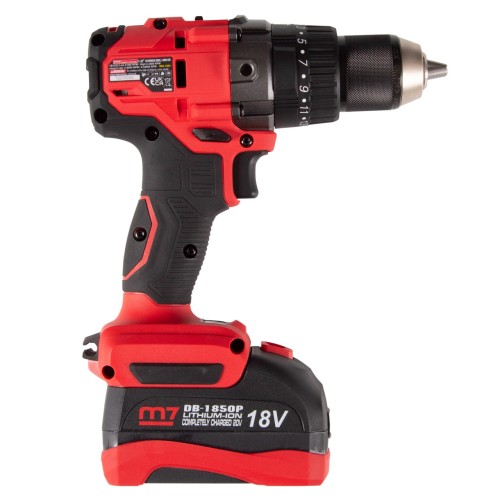 Аккумуляторная дрель-шуруповерт 18 В, ударная, кейс MIGHTY SEVEN DH-101A