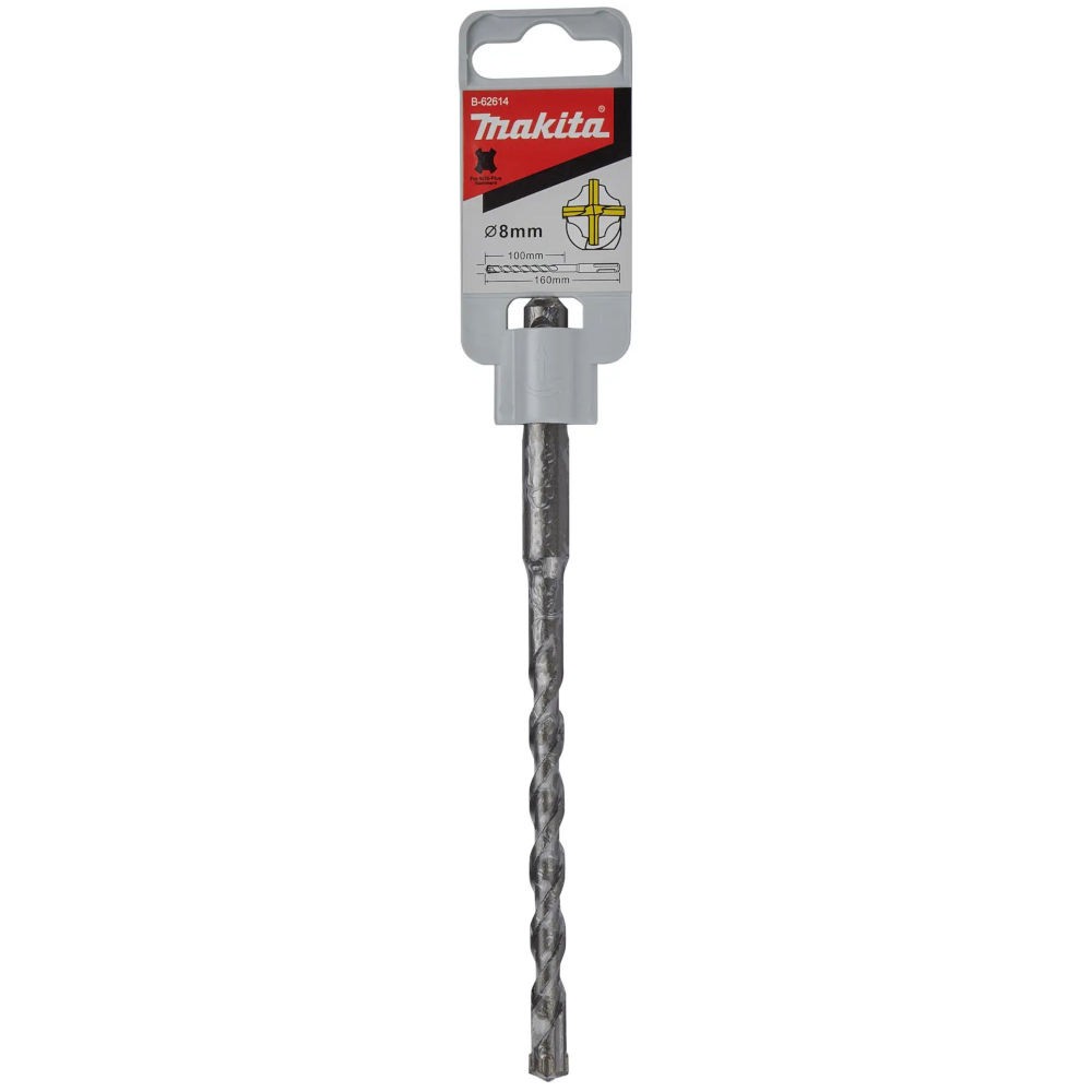 Бур SDS-PLUS Makita 4Cutter 8x160мм (B-62614)