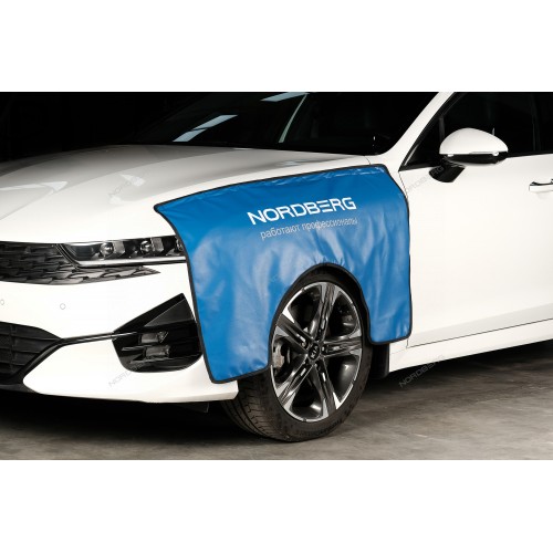 Накидка на крыло 110х65 с вырезом с магнитом и подкладкой NORDBERG NN1