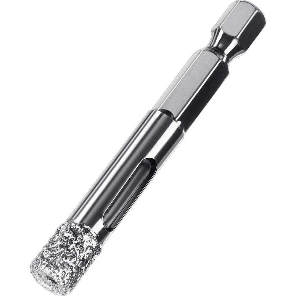 ЗУБР АВК, d 8 мм, (HEX 1/4_, 15 мм кромка), вакуумное алмазное трубчатое сверло, Профессионал (29865-08)