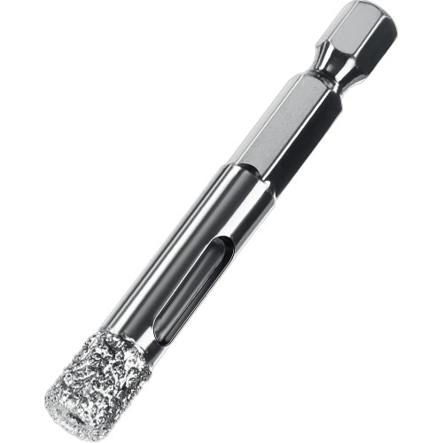 ЗУБР АВК, d 8 мм, (HEX 1/4_, 15 мм кромка), вакуумное алмазное трубчатое сверло, Профессионал (29865-08)