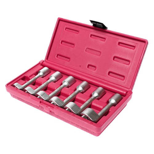 Набор ключей разрезных 12-19мм L-образных 6 предметов JTC