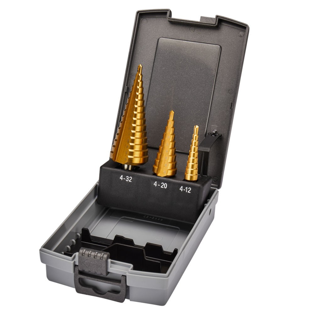 Набор сверл по металлу Makita HSS-TiN 4-32мм ступенчатые 3шт (D-46573)