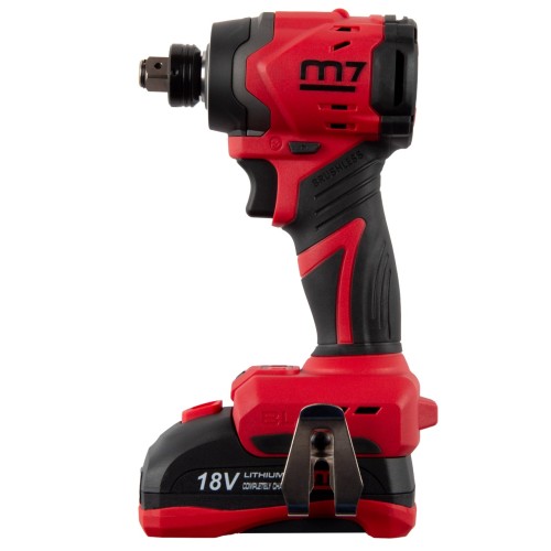 Аккумуляторный шуруповерт, ударный, 18 В, 4 предмета, кейс MIGHTY SEVEN DS-203S