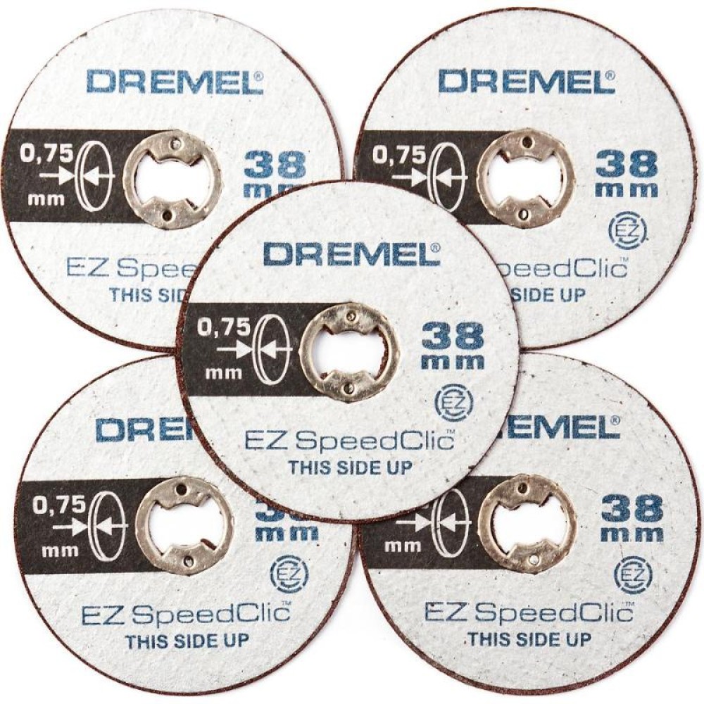Круг отрезной Dremel 409 SpeedClic 38х0.75мм 5шт