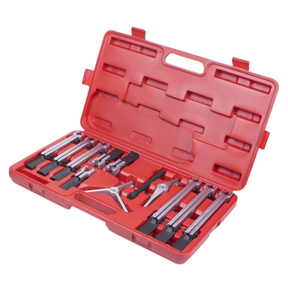 Съемник подшипников 2-х и 3-х захватный 120 мм, кейс, 12 предметов МАСТАК 104-12012C