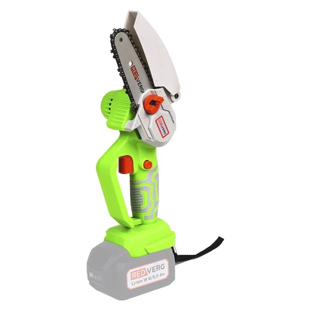 Аккумуляторная цепная пила-мини REDVERG RD-C18/U (без акк, без з/у)