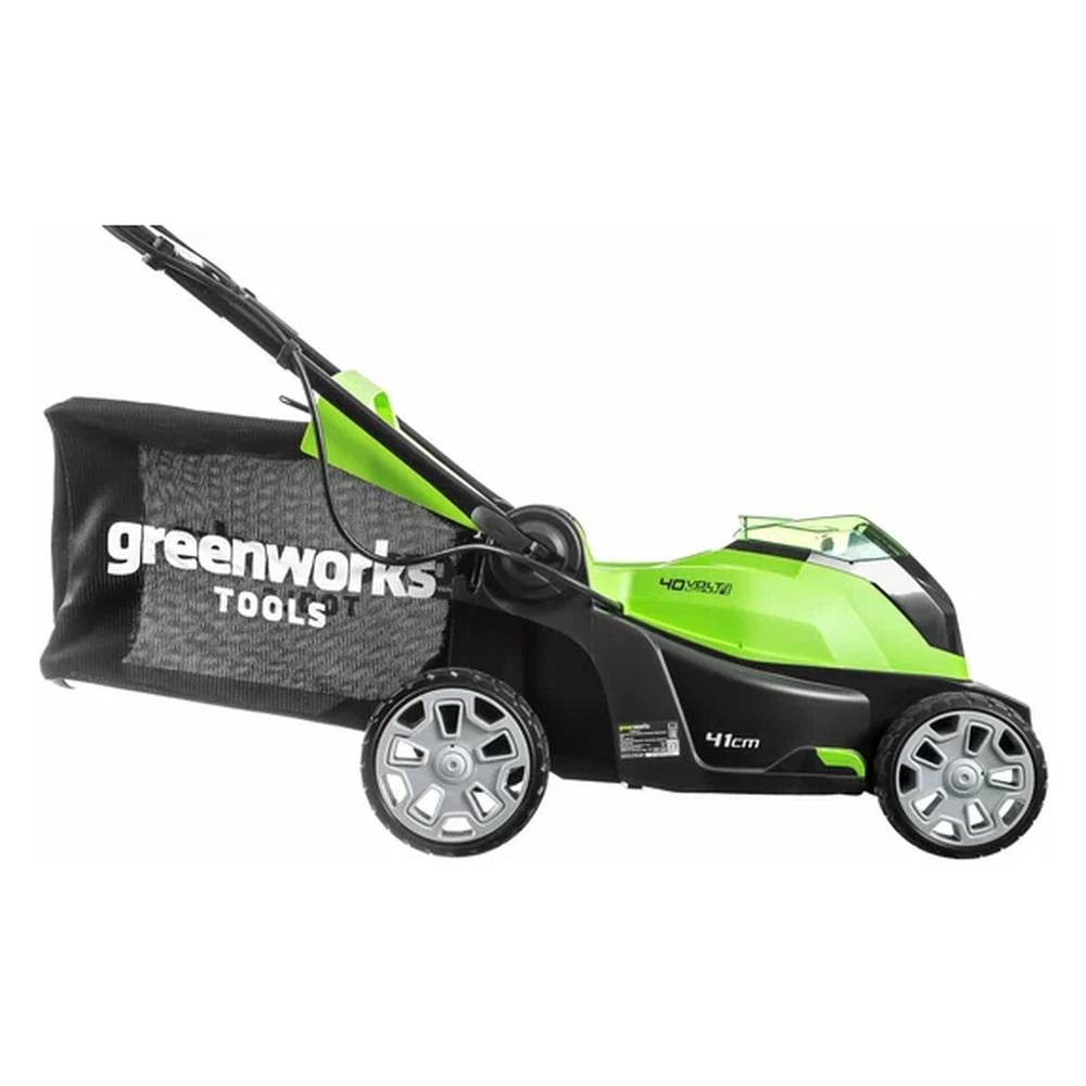 Аккумуляторная газонокосилка Greenworks G40LM41K4
