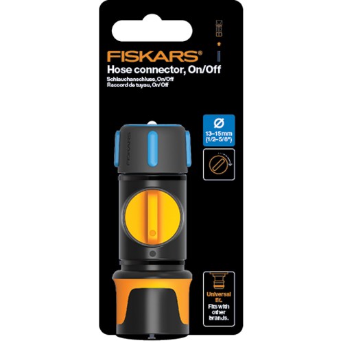 Коннектор для шланга Fiskars вкл/выкл 1/2-5/8"