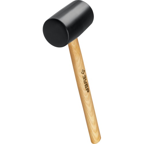 ЗУБР 680 г, чёрная, резиновая киянка (2050-75)