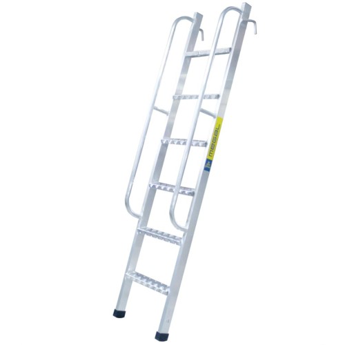 Лестница приставная стеллажная MEGAL ЛПС - 2,5 с поручнями