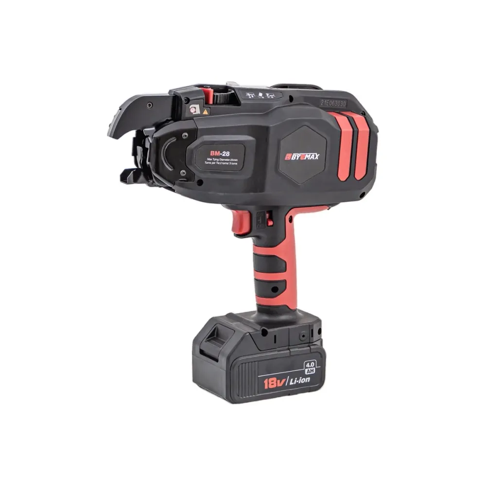 Инструмент для вязки арматуры BYEMAX BM-28 с зарядным устройством, 2 акк