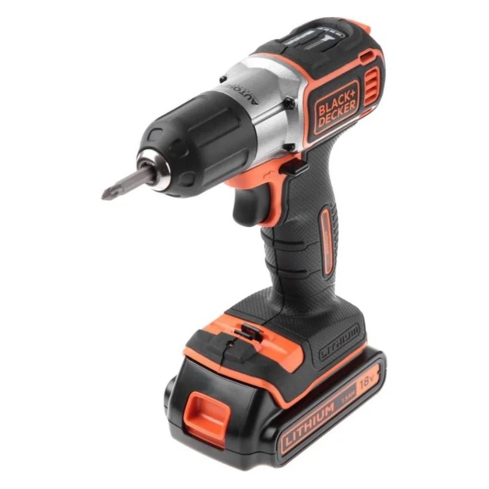 Аккумуляторная дрель-шуруповерт Black&Decker ASD18K