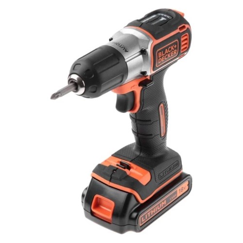 Аккумуляторная дрель-шуруповерт Black&Decker ASD18K