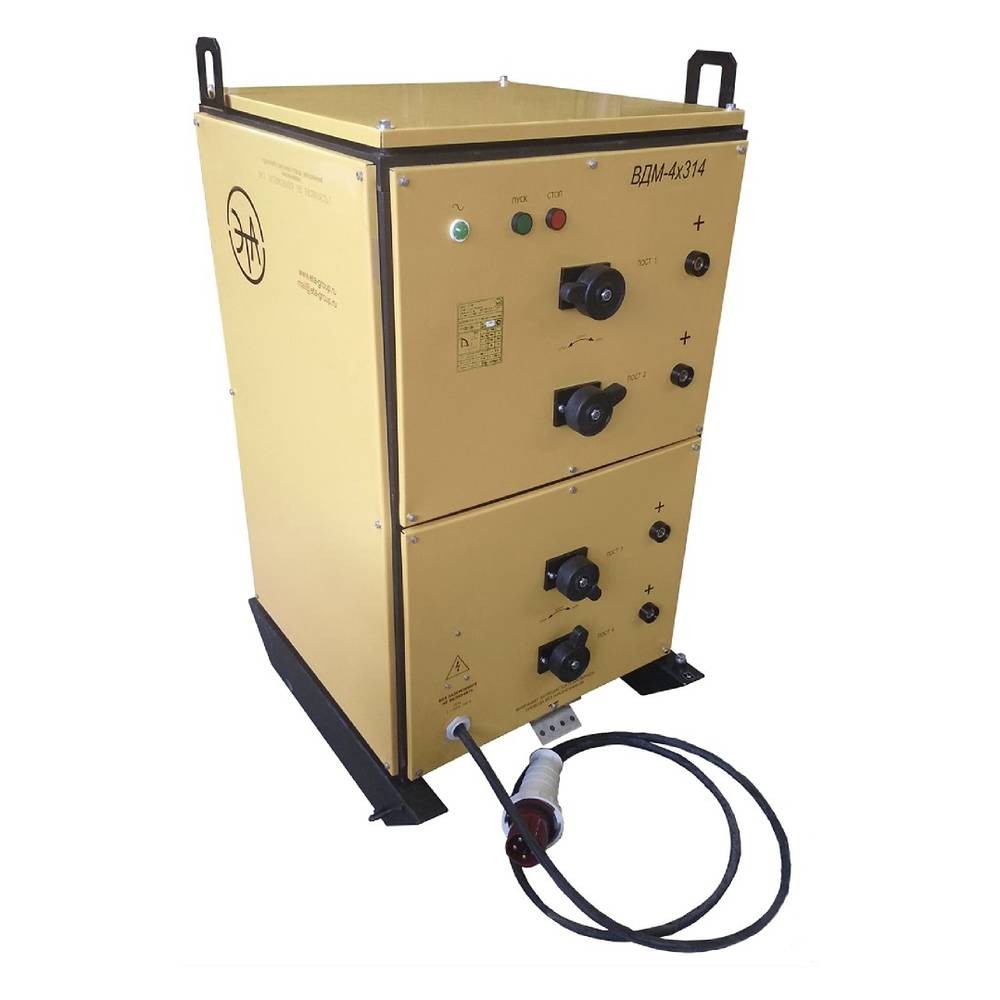 Четырёхпостовой сварочный выпрямитель ЭТА ВДМ 4х314 (Al)