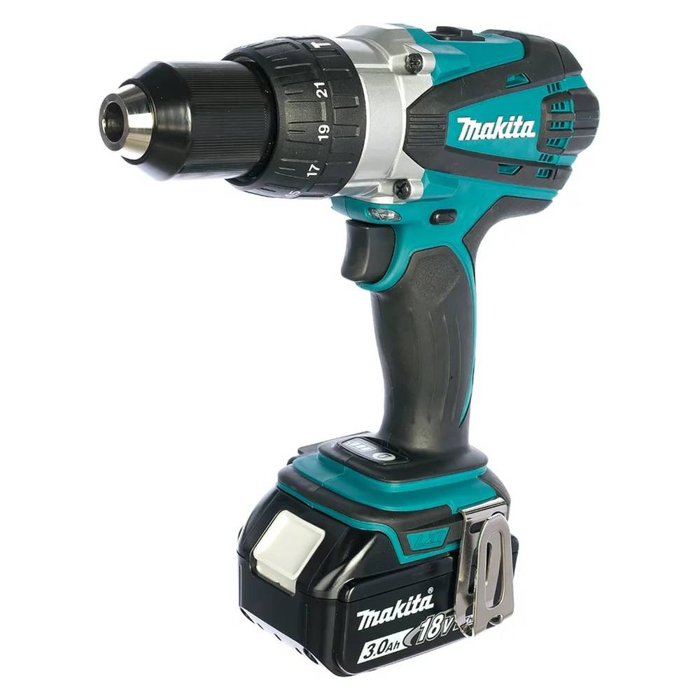Аккумуляторная дрель-шуруповерт Makita DHP458RFE ударная