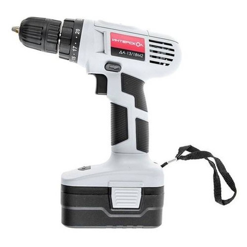 Аккумуляторная дрель-шуруповерт ИНТЕРСКОЛ ДА-13/18M2