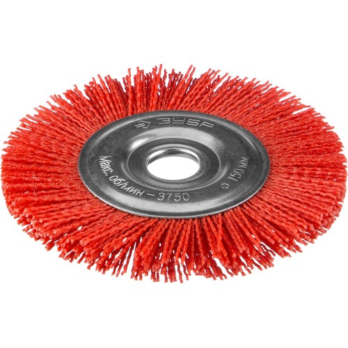 ЗУБР 150 мм, нейлоновая проволока, щетка дисковая для УШМ, Профессионал (35160-150)