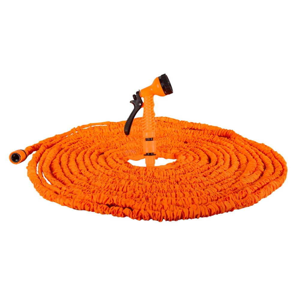 Набор для полива с растягивающимся шлангом 50м Вихрь