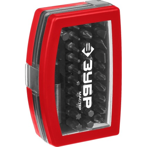 ЗУБР МХ-32, 32 шт, набор бит с магнитным адаптером (26393-H32)