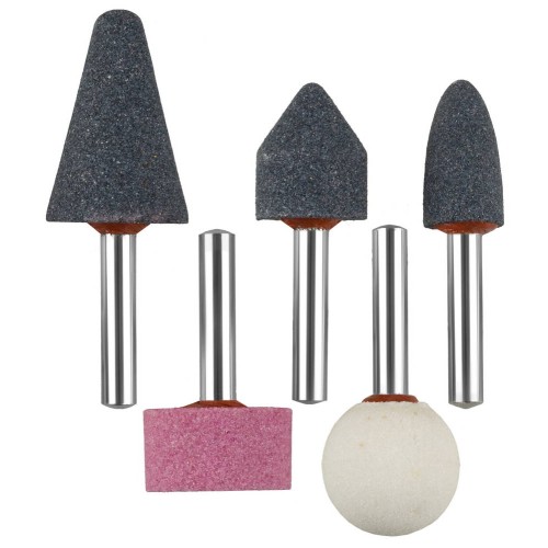 ЗУБР 5 предм., хвостовик d 6 мм, набор абразивных минишарошек-насадок (35994-H5)
