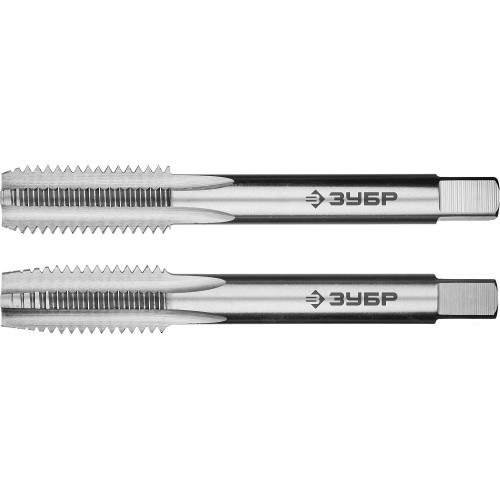ЗУБР М12 x 1.75 мм, сталь Р6М5, комплект машинно-ручных метчиков, Профессионал (4-28007-12-1.75-H2)