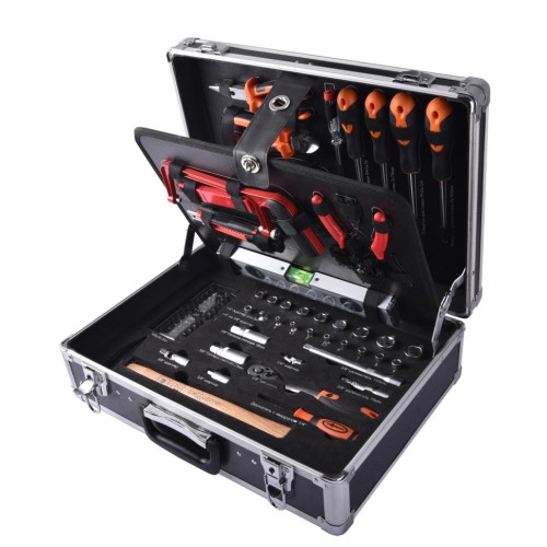 Набор инструмента Квалитет 105 предметов (алюминиевый чемодан)