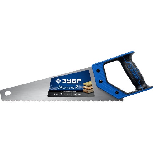 Ножовка универсальная ЗУБР Молния-7 350 мм 1537-35