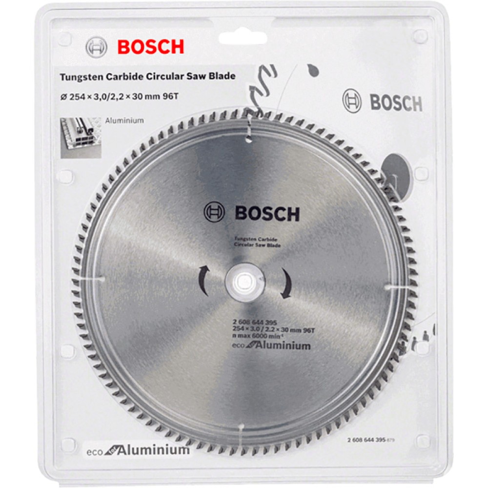 Диск пильный по алюминию Bosch ECO ALU/Multi 254x30мм 96T (395)