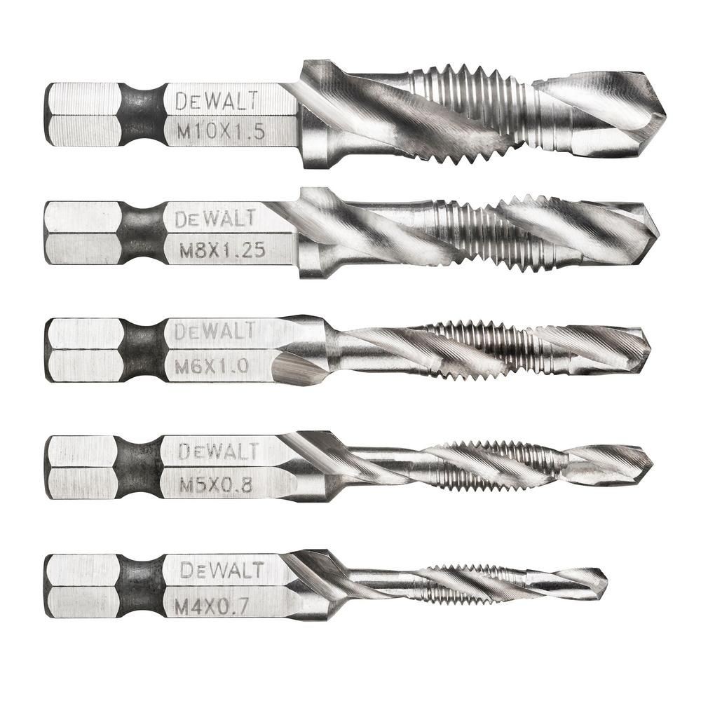 Набор сверл по металлу DeWalt IMPACT DT50060 4-10мм 5шт