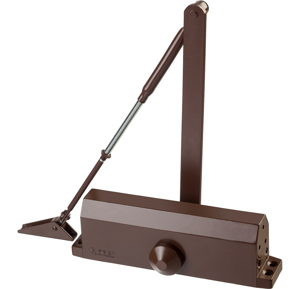 ЗУБР до 100 кг, цвет коричневый, дверной доводчик, Профессионал (37912-100)