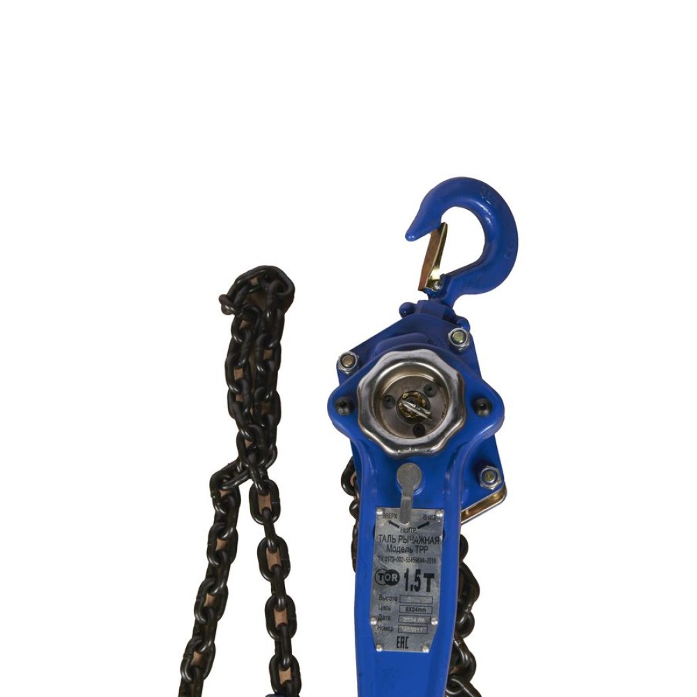Таль ручная рычажная TOR ТРР-ТРШСР 1,5ТХ3М (тип HSH)
