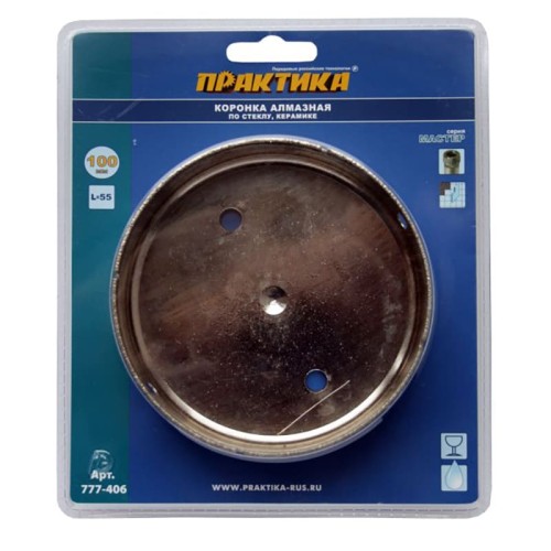 Коронка алмазная Практика 55х100мм (777-406)