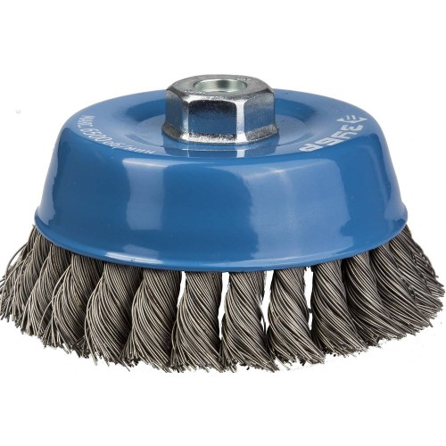 ЗУБР 120 мм, стальная проволока 0.5 мм, чашечная щетка-крацовка для УШМ (35275-120)
