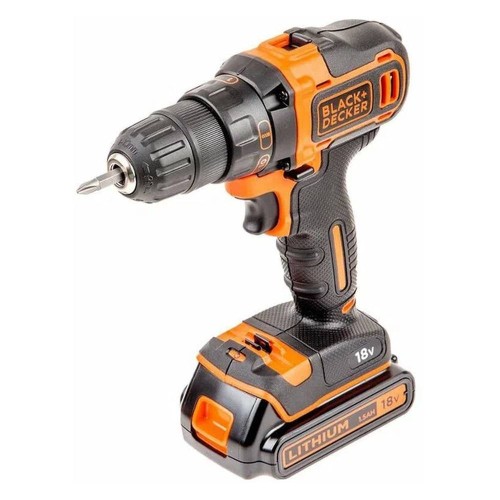 Аккумуляторная дрель-шуруповерт Black&Decker BDCDD186K1B