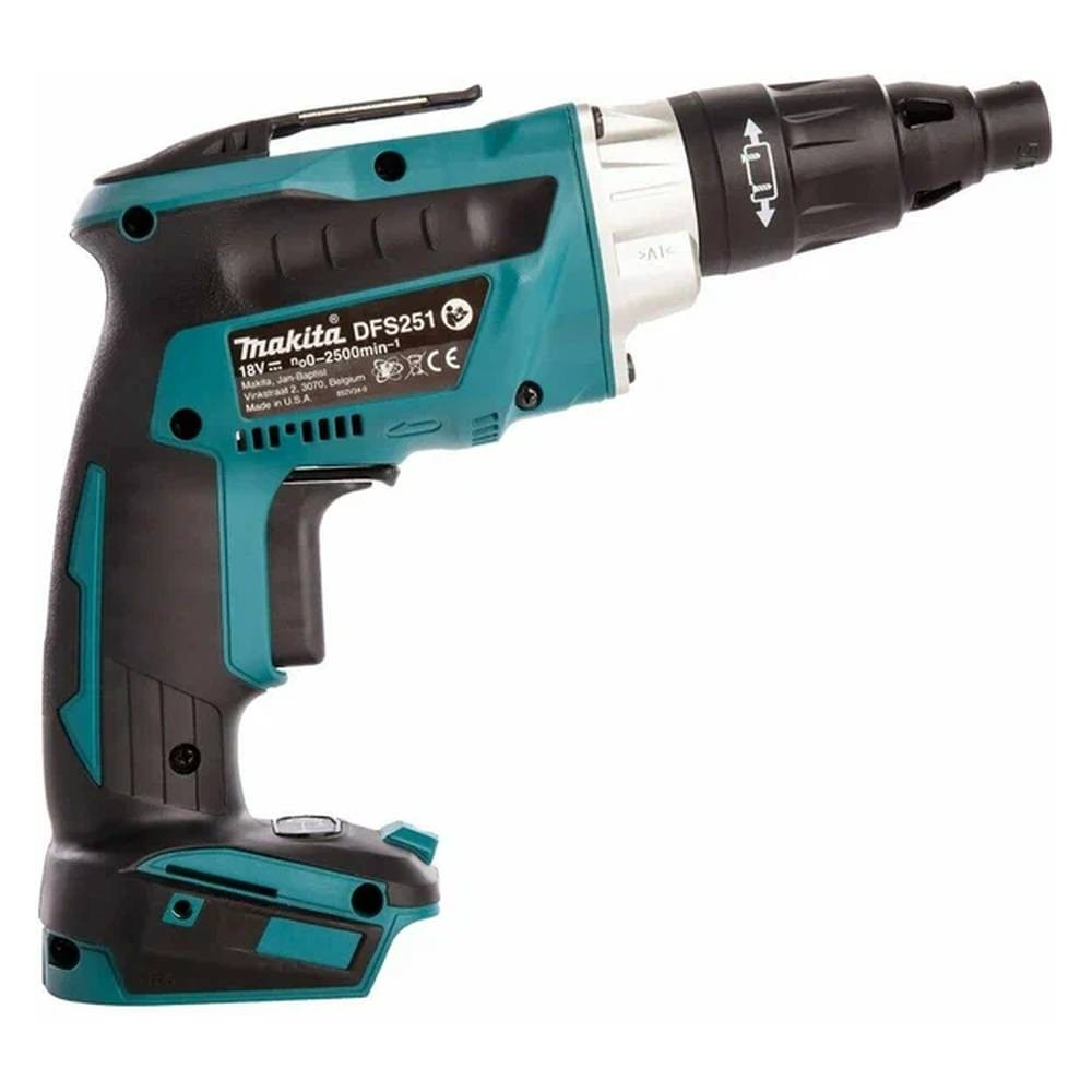 Аккумуляторная дрель-шуруповерт Makita DFS251Z для гипсокартона (без акк, без з/у)